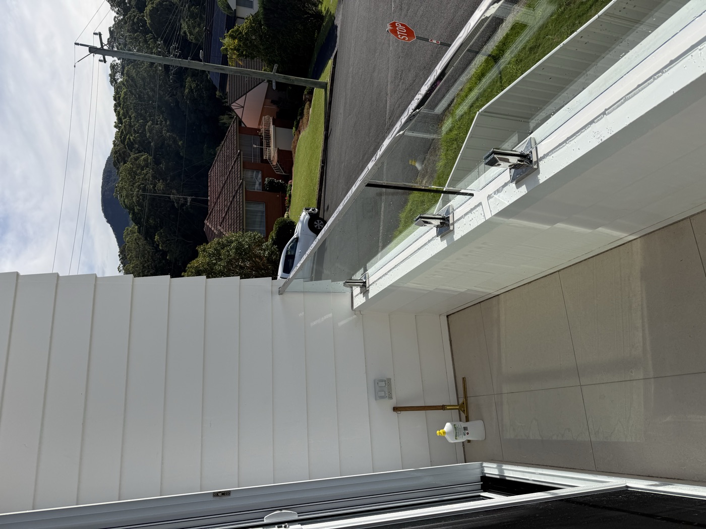 Before balcony tiles